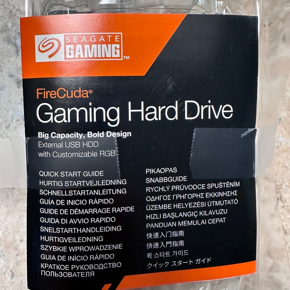 Seagate FireCuda 2TB Gaming Hard Drive